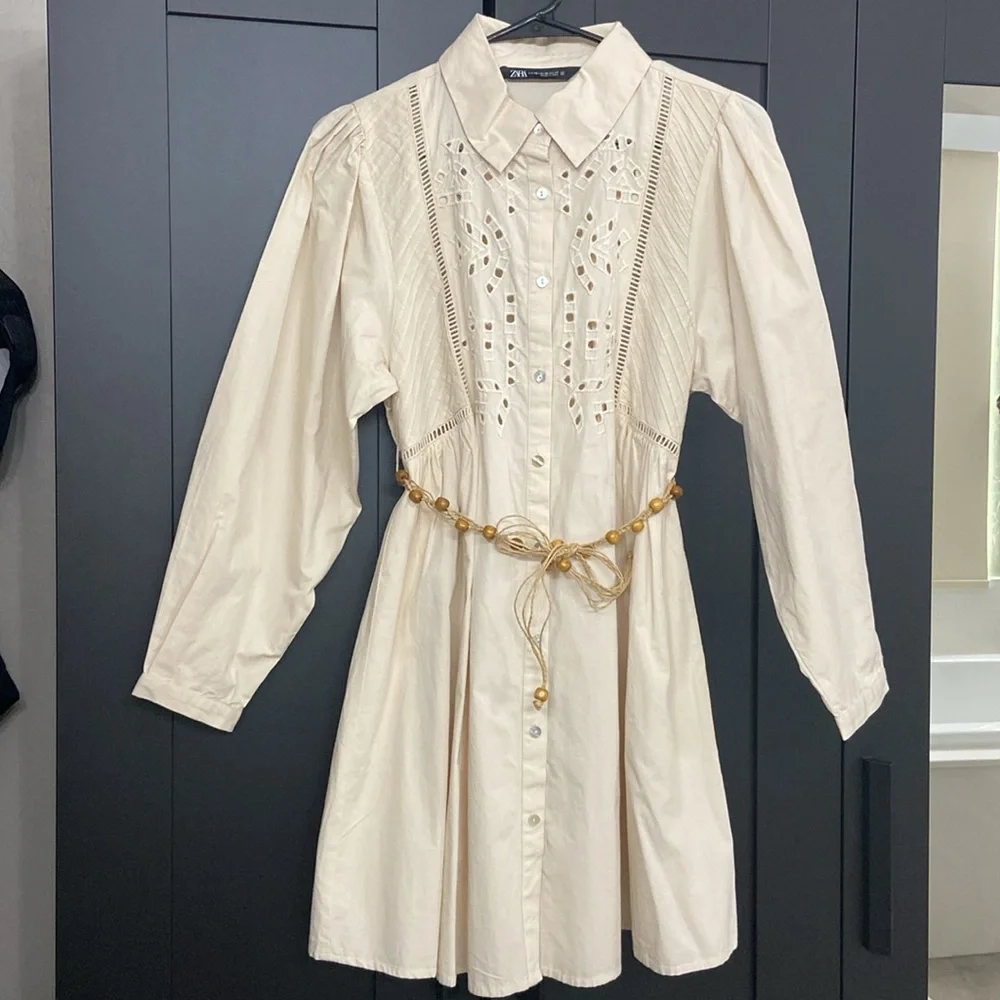 Zara Belted Shirt Dress - Picture 12 of 12